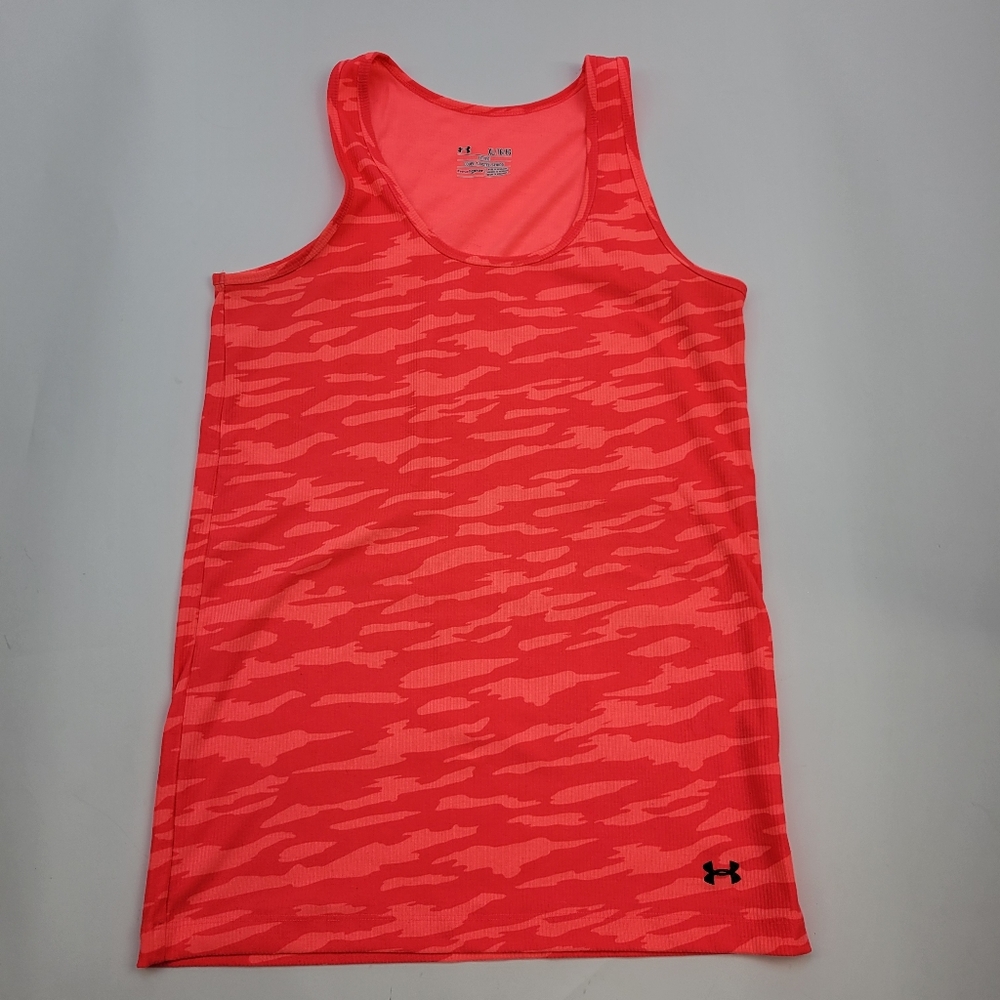 Under Armour Neon Coral Camo Tank Top